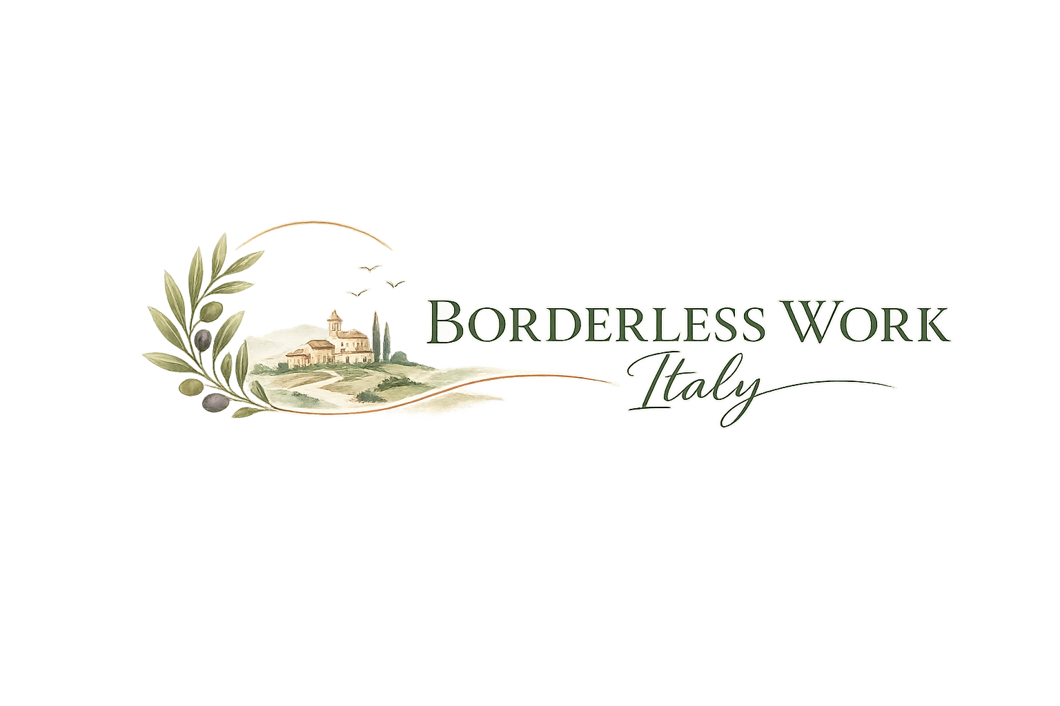 Borderless Work Italy header logo